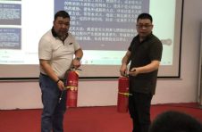 上海古乾智能传输有限公司开展消防实地演练活动